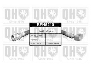 QUINTON HAZELL BFH5210 stabdžių žarnelė 
 Stabdžių sistema -> Stabdžių žarnelės
FBH 6705, 5 62 364, 90 495 787