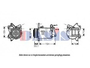 AKS DASIS 851826N kompresorius, oro kondicionierius 
 Oro kondicionavimas -> Kompresorius/dalys
92600CA010, 92600CA01A, 92600CA01B