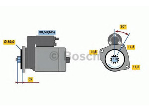 BOSCH 0 986 022 940 starteris 
 Elektros įranga -> Starterio sistema -> Starteris
2995138, 504025884, 99432760, M 008 T 61671