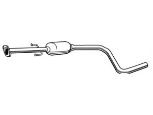 WALKER 22071 vidurinis duslintuvas 
 Išmetimo sistema -> Duslintuvas
96318316, 96323065