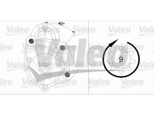 VALEO 455693 starteris 
 Elektros įranga -> Starterio sistema -> Starteris
7700865985, 7700871055, 7701499615