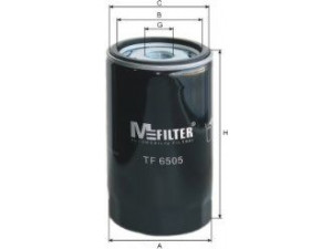 MFILTER TF 6505 alyvos filtras 
 Techninės priežiūros dalys -> Techninės priežiūros intervalai
51.05501-7160, 51.05501-7161, 51.05501-7165