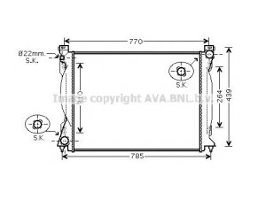 AVA QUALITY COOLING AIA2235 radiatorius, variklio aušinimas
4F0121251N