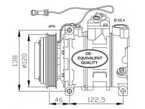 NRF 32167 kompresorius, oro kondicionierius 
 Oro kondicionavimas -> Kompresorius/dalys
4B0260805C, 4B0260805N, 4B0260805P