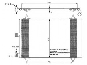 NRF 35437 kondensatorius, oro kondicionierius 
 Oro kondicionavimas -> Kondensatorius
6453EC, 6455AS, 6455CQ, 96367224