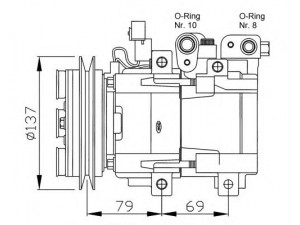 NRF 32223G kompresorius, oro kondicionierius 
 Oro kondicionavimas -> Kompresorius/dalys
977014A020, 977014A021, 977014A050