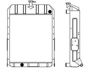 SAKURA  Automotive 1321-0501 radiatorius, variklio aušinimas