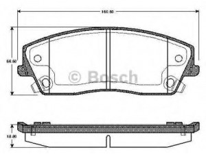 BOSCH 0 986 TB2 886 stabdžių trinkelių rinkinys, diskinis stabdys 
 Techninės priežiūros dalys -> Papildomas remontas
05142 555AA, 05174 001AA, 5142 555AA