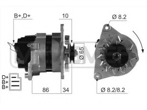 ERA 210588 kintamosios srovės generatorius 
 Elektros įranga -> Kint. sr. generatorius/dalys -> Kintamosios srovės generatorius
4403045, 5003956, 5007062, 5007075