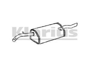 KLARIUS DW15X galinis duslintuvas 
 Išmetimo sistema -> Duslintuvas
96311391