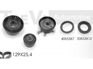 TREVI AUTOMOTIVE KD1280S paskirstymo diržo komplektas 
 Techninės priežiūros dalys -> Papildomas remontas