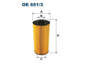 FILTRON OE651/3 alyvos filtras
0001802109, 0001802909, 4571840125