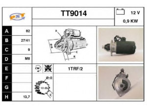 SNRA TT9014 starteris