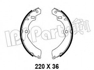 IPS Parts IBL-4814 stabdžių trinkelė 
 Stabdžių sistema -> Būgninis stabdys -> Stabdžių įdėklas/ trinkelė
53200-56200, 53200-56810, 53200-56820