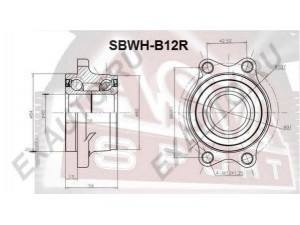 ASVA SBWH-B12R rato stebulė 
 Ašies montavimas/vairavimo mechanizmas/ratai -> Rato stebulė/montavimas -> Rato stebulė
28474-AE000