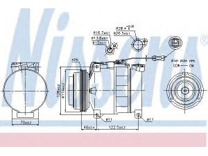 NISSENS 89045 kompresorius, oro kondicionierius 
 Oro kondicionavimas -> Kompresorius/dalys
4B0.260.805 C, 4B0260805J, 4B0260805N