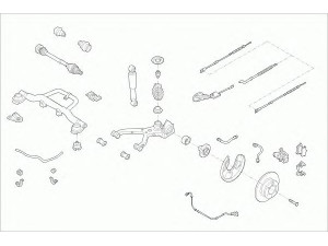 SACHS FORD-GALAX-RS002 vairavimo mechanizmas; rato pakaba 
 Ašies montavimas/vairavimo mechanizmas/ratai -> Prekių paieška pagal schemą