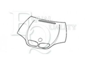 EQUAL QUALITY L04066 gaubtas 
 Kėbulas -> Transporto priemonės galas -> Gaubtas/dalys/garso izoliacinė medžiaga
4161-7065-256, 0653660, 129800