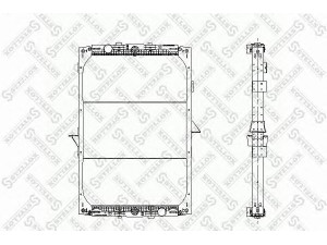 STELLOX 81-03320-SX radiatorius, variklio aušinimas 
 Aušinimo sistema -> Radiatorius/alyvos aušintuvas -> Radiatorius/dalys
41008464, 42532037, 93192909