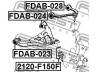 FEBEST FDAB-028 valdymo svirties/išilginių svirčių įvorė
6L3Z3084AR, 6L3Z3085AL