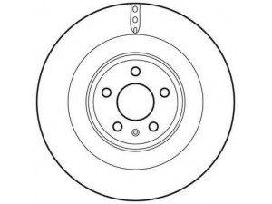 JURID 562767JC stabdžių diskas 
 Stabdžių sistema -> Diskinis stabdys -> Stabdžių diskas