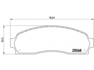 BREMBO P 24 081 stabdžių trinkelių rinkinys, diskinis stabdys 
 Techninės priežiūros dalys -> Papildomas remontas
1L522001BB, 1L5Z2001AA