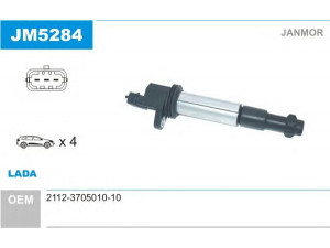 JANMOR JM5284 ritė, uždegimas 
 Kibirkšties / kaitinamasis uždegimas -> Uždegimo ritė
2112-3705010-10
