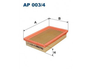FILTRON AP003/4 oro filtras 
 Techninės priežiūros dalys -> Techninės priežiūros intervalai
4213582, 4227087, 4306113, 4342801