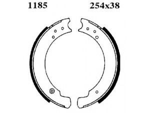 BSF 01185 stabdžių trinkelių komplektas 
 Techninės priežiūros dalys -> Papildomas remontas
495184, 495185, GBS181, GBS184