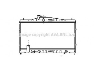 AVA QUALITY COOLING HD2061 radiatorius, variklio aušinimas 
 Aušinimo sistema -> Radiatorius/alyvos aušintuvas -> Radiatorius/dalys
19010PH7671, 19010PH7672