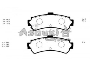 ASHUKI N011-77 stabdžių trinkelių rinkinys, diskinis stabdys 
 Techninės priežiūros dalys -> Papildomas remontas
V9118N050, 0 986 424 734/BOSCH