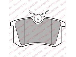 DELPHI LP2255 stabdžių trinkelių rinkinys, diskinis stabdys 
 Techninės priežiūros dalys -> Papildomas remontas
1H0 698 451D, 1H0 698 451E, 1H0 698 451D