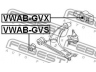 FEBEST VWAB-GVX valdymo svirties/išilginių svirčių įvorė
1K0199231G, 1K0199231J
