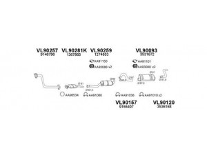 VENEPORTE 900148 išmetimo sistema