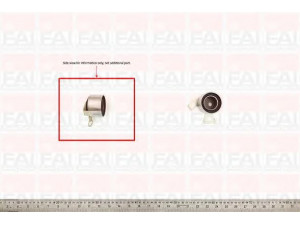 FAI AutoParts T3559 įtempiklio skriemulys, paskirstymo diržas