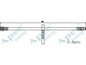 APEC braking HOS3720 stabdžių žarnelė 
 Stabdžių sistema -> Stabdžių žarnelės
4806C9, 1315218080, 4806C9