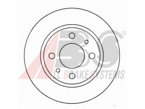 A.B.S. 16596 stabdžių diskas 
 Dviratė transporto priemonės -> Stabdžių sistema -> Stabdžių diskai / priedai
40206-0M801, 40206-0M802