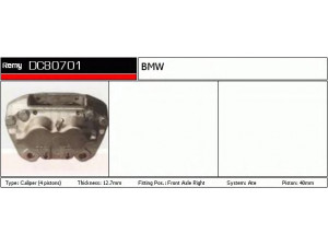 DELCO REMY DC80701 stabdžių apkaba 
 Dviratė transporto priemonės -> Stabdžių sistema -> Stabdžių apkaba / priedai
34111150270