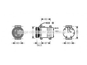 AVA QUALITY COOLING REK073 kompresorius, oro kondicionierius 
 Oro kondicionavimas -> Kompresorius/dalys
5010563567