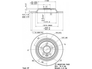 BREMBO 08.A537.10 stabdžių diskas 
 Dviratė transporto priemonės -> Stabdžių sistema -> Stabdžių diskai / priedai
30769059