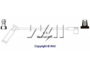 WAIglobal SL542 uždegimo laido komplektas