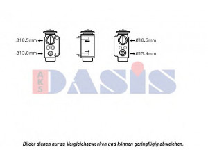 AKS DASIS 050003N išsiplėtimo vožtuvas, oro kondicionavimas 
 Oro kondicionavimas -> Vožtuvai
64116934406, 64116981484, 64119182512