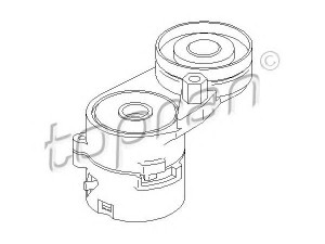 TOPRAN 109 171 diržo įtempiklis, V formos rumbuotas diržas 
 Diržinė pavara -> V formos rumbuotas diržas/komplektas -> Dirželio įtempiklis (įtempimo blokas)
078 903 133AB, 078 903 133T, 078 903 133AB
