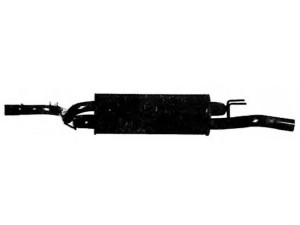 IMASAF 21.33.07 galinis duslintuvas 
 Išmetimo sistema -> Duslintuvas
95585992