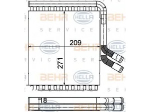 HELLA 8FH 351 313-581 šilumokaitis, salono šildymas
BOAM9104001, M9104001