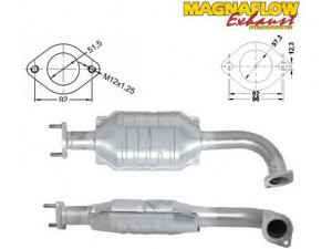 MAGNAFLOW 74103D katalizatoriaus keitiklis 
 Išmetimo sistema -> Katalizatoriaus keitiklis
289504A150