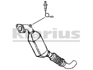 KLARIUS 322490 katalizatoriaus keitiklis 
 Išmetimo sistema -> Katalizatoriaus keitiklis
18307789987