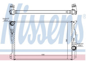 NISSENS 60808 radiatorius, variklio aušinimas 
 Aušinimo sistema -> Radiatorius/alyvos aušintuvas -> Radiatorius/dalys
17117823567, 17118623368, 7823567
