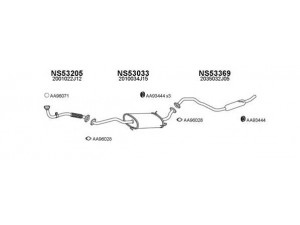 VENEPORTE 530195 išmetimo sistema 
 Išmetimo sistema -> Išmetimo sistema, visa
