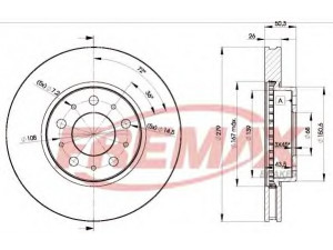 FREMAX BD-1788 stabdžių diskas 
 Stabdžių sistema -> Diskinis stabdys -> Stabdžių diskas
271788,2